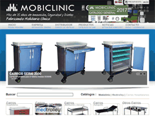 Tablet Screenshot of mobiclinic.com